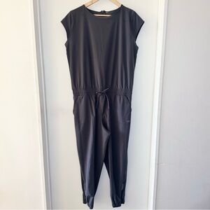 Albion Fit Every Day Activewear Jumpsuit Gray Women’s LARGE